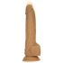 Naked Addiction Tõuklev vibraator - tume 23cm