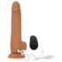 Naked Addiction Tõuklev vibraator - tume 23cm