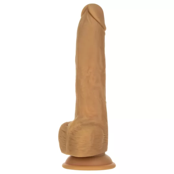 Naked Addiction - tuppe tungiv vibraator - tume - 23 cm