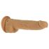 Naked Addiction Tõuklev vibraator - tume 23cm