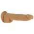 Naked Addiction - tuppe tungiv vibraator - tume - 23 cm