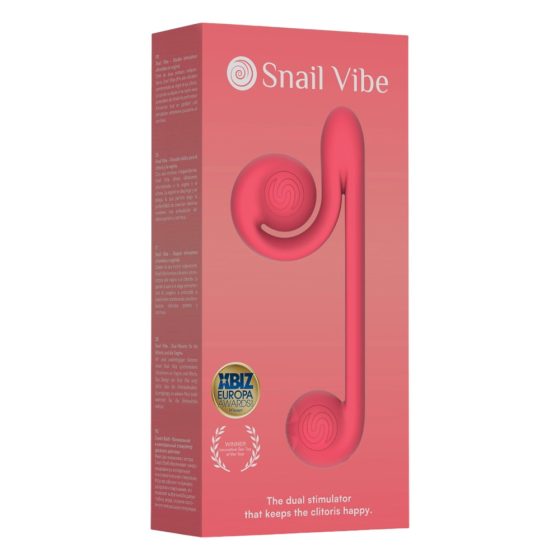 Snail Vibe Duo - Rechargeable 3in1 Stimulation Vibrator (pink)