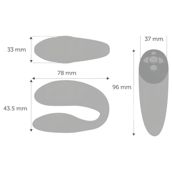 We-Vibe Chorus - paarivibraator - nutikas, laetav - oranž