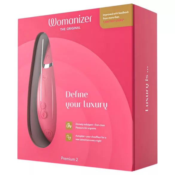 Womanizer Premium 2 - õhulainega kliimaksulaator - roosa