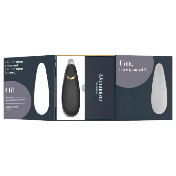 Womanizer Premium 2 - kliitoristimulaator õhuimpulssiga - must