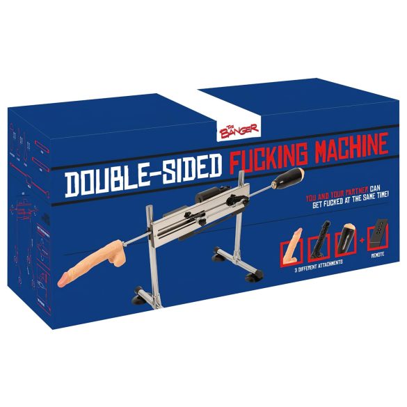 The Banger võimas masin - 2 dildo ja 1 vagiinaiga!