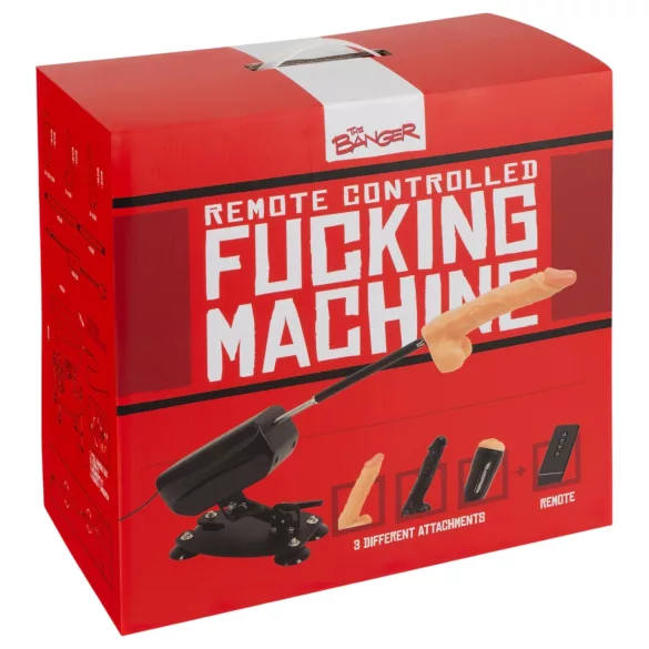 The Banger Fucking Machine - seksimasin - 2 dildo ja 1 kunstvagiina