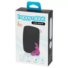 Happyrabbit - vibreeriv peeniserõngas hoiukarbiga - lilla