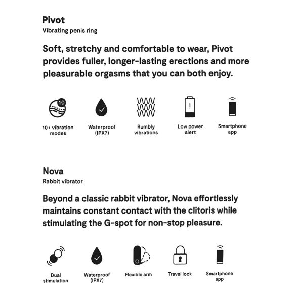 We-Vibe Date Night - paaride vibraatorite komplekt - 2-osaline