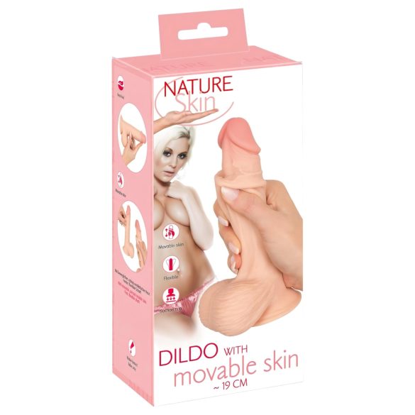 Nature Skin - 19cm dildoga looduslik nahk