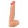 Naturelik dildо - nahkne, 25cm, naturaalne