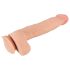 Naturelik dildо - nahkne, 25cm, naturaalne