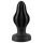 ANOS - ribastatud pehme anaaltapp - 5 cm (must)