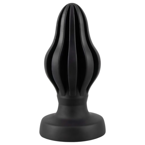 ANOS - ribastatud pehme anaaltapp - 5 cm (must)