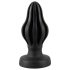 ANOS - ribastatud pehme anaaltapp - 5 cm (must)
