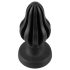 ANOS - ribastatud pehme anaaltapp - 5 cm (must)