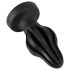 ANOS - ribastatud pehme anaaltapp - 5 cm (must)