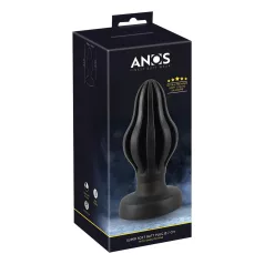 ANOS - sooniline pehme anaaltapp - 7 cm (must)