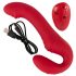You2Toys Strapless - juhtmevaba, kinnitusvibraator (punane)