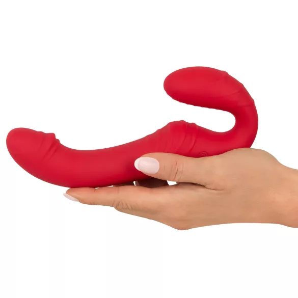 You2Toys - juhtmevaba strap-on vibraator - punane