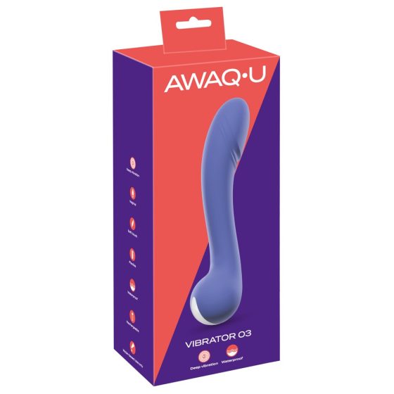 AWAQ.U 3 - Rechargeable G-spot vibrator (purple)