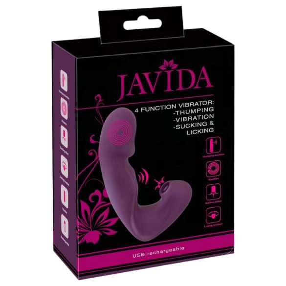 Javida - 4in1 kliitorivibraator - lilla
