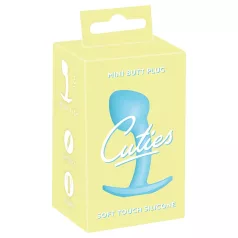   Cuties Mini Butt Plug - silikoonist anaalpunn (sinine, 2,6 cm)