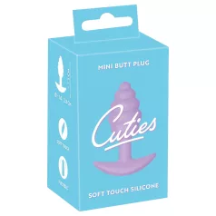   Cuties Mini Butt Plug - silikoonist anaalpunn (lilla, 2,8 cm)