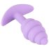 Cuties Mini lillas anaaltapp, silikoon, 2,8 cm