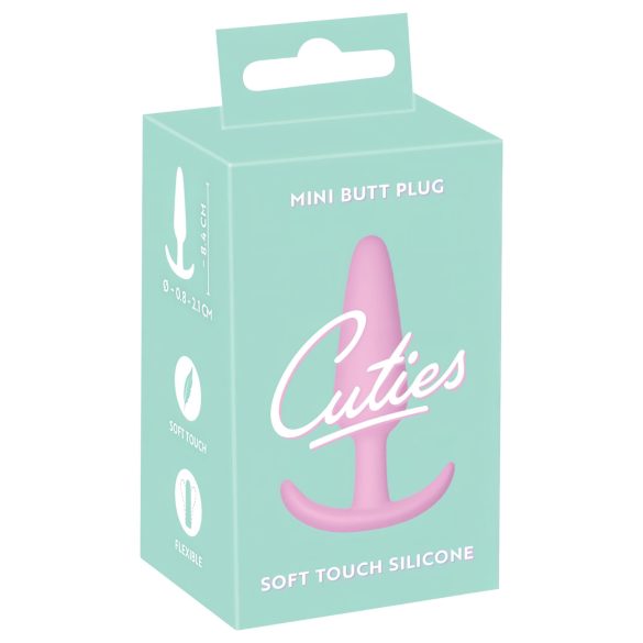 Cuties Mini Silikoonist Anaaltapp - roosa (2,1cm)