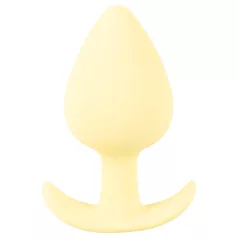   Cuties Mini Anaaltapp - silikoonist anaalplug (kollane, 3,1 cm)