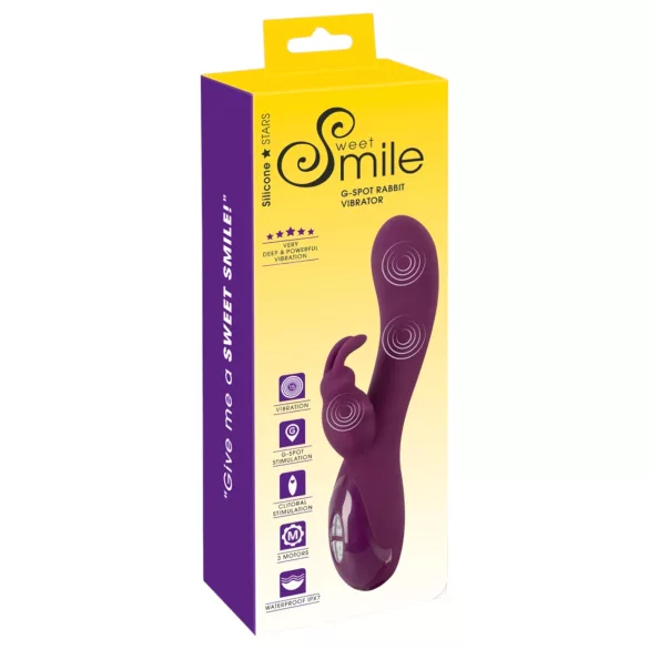 SMILE - akuga 3 mootoriga kliitorivibraator - lilla