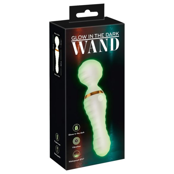 You2Toys Helendav Masseeriv Vibraator (valge)