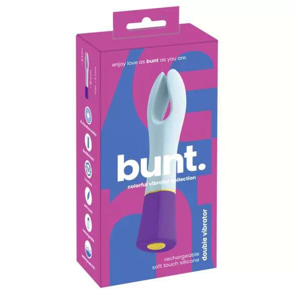 You2Toys - vibraator kahe mootoriga - akuga, veekindel, värviline