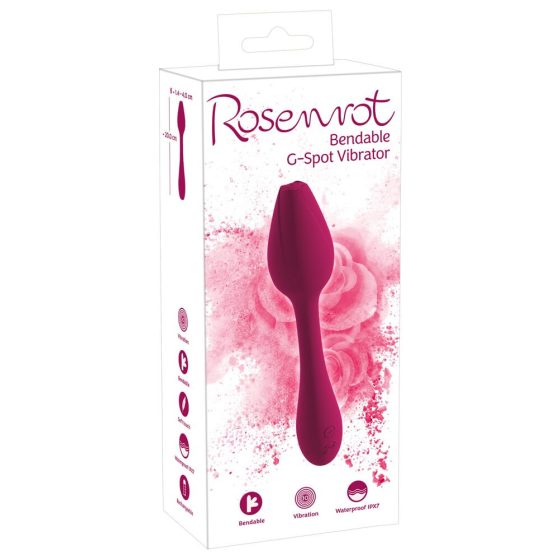 You2Toys Rosenrot - Flexible Rosebud G-spot Vibrator (red)