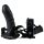 You2Toys - Easy Rider musta vibraator reguleeritava rihmaga