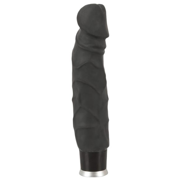 Nature Skin - elutruud vibraator - must (22 cm)