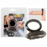 You2Toys - silikoonist vibreeriv peeniserõngas - must