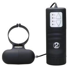 Must vibraatoriga peeniserõngas