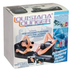   Louisiana Lounger - sekstool sisseehitatud vibraatoriga - must