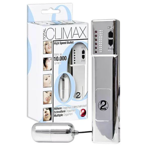 You2Toys Climax - vibro muna - hõbedane