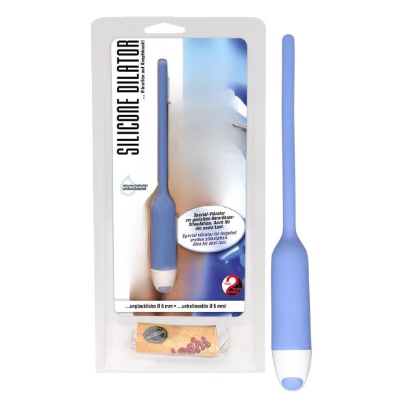You2Toys - Väike silikoonist kusetoru vibraator - sinine