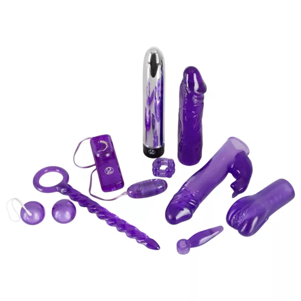 You2Toys - vibraatorikomplekt - 9 osa - lilla