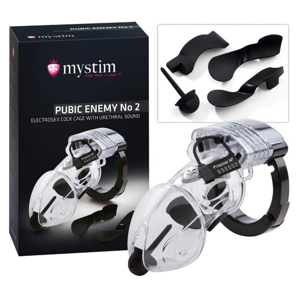 Mystim Pubic Enemy No 2 - elektro peenise puuri
