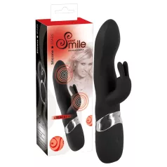 SMILE Blacky - kahe mootoriga vibraator - USB laetav - must