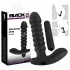 Black Velvets - vibreeriv dildo - sooneline - must, keskmine