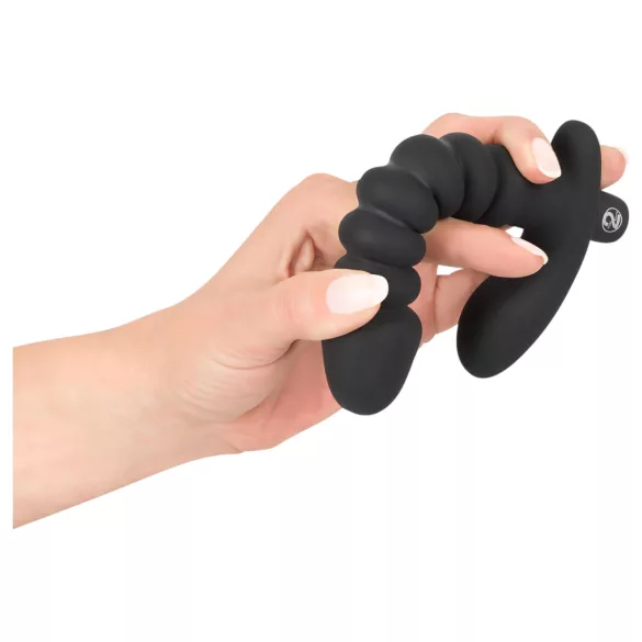 Black Velvets - vibreeriv dildo - sooneline - must, keskmine