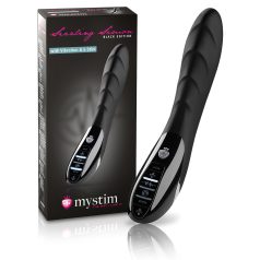   mystim Sizzling Simon - vibraator elektrostimulatsiooniga - must