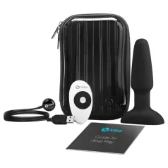 b-Vibe - pöörlev pärlitega anaalvibraator (must)