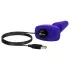b-Vibe trio - 3 mootoriga anaalseade (lilla)